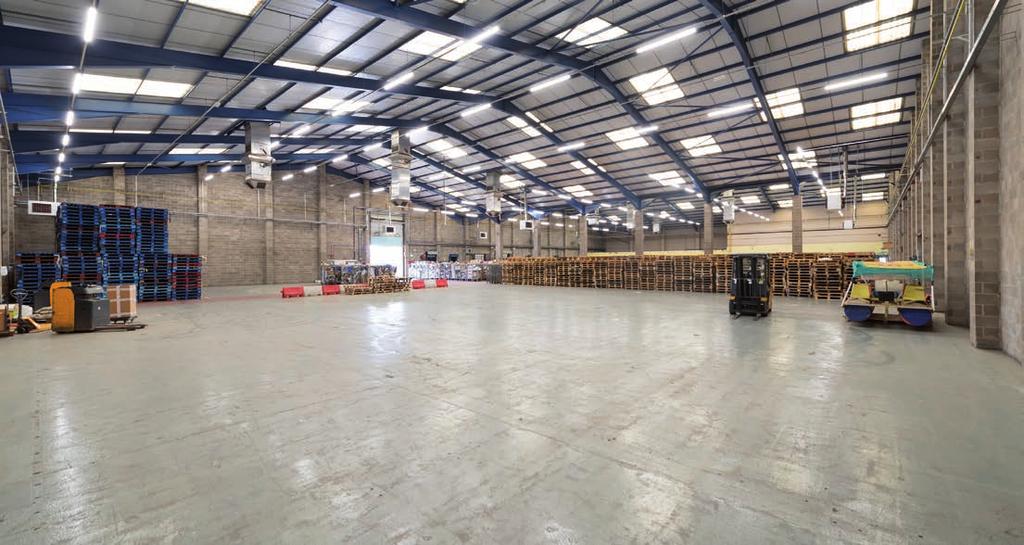 DESCRIPTION ACCOMMODATION The property comprises a modern detached distribution warehouse with two storey ancillary offices. The site extends to approximately 0.9 hectares (2.