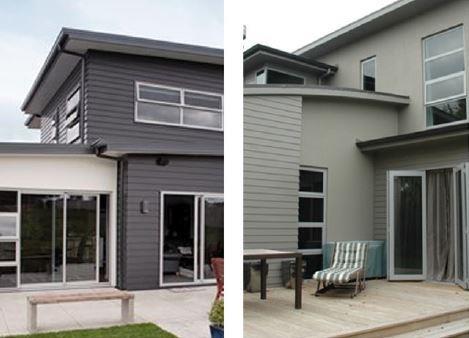 NZ architectural features only: o Titan o Cedar vertical board and batten or Shiplap, either