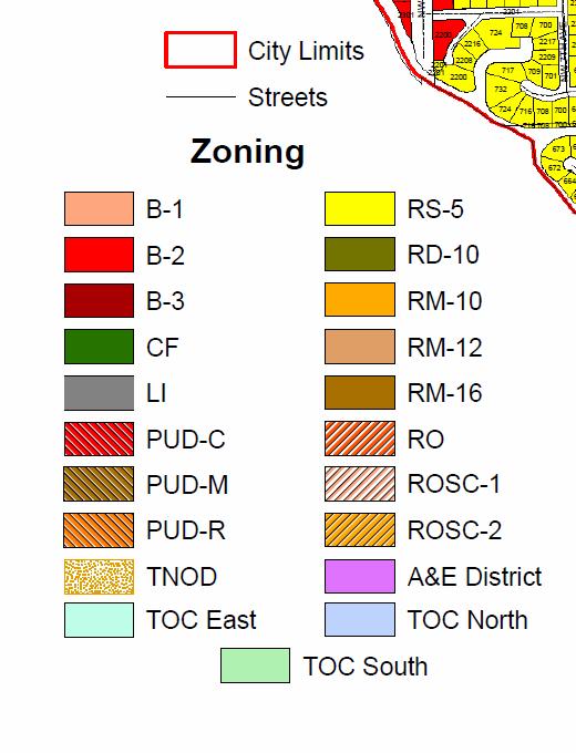 Zoning Map of