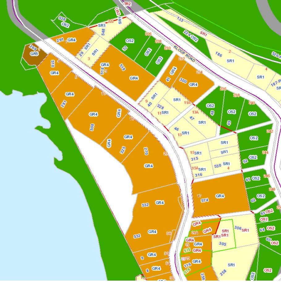Annexure C Zoning Diagram Demonstrating Land Use of Erven 46 and 47