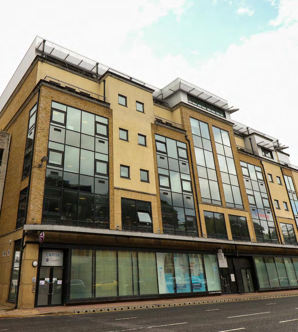 Investment Summary u Prime office building totalling approximately 56,325 sq ft and benefitting from 100 dedicated car parking spaces in the adjoining multi-storey car park.