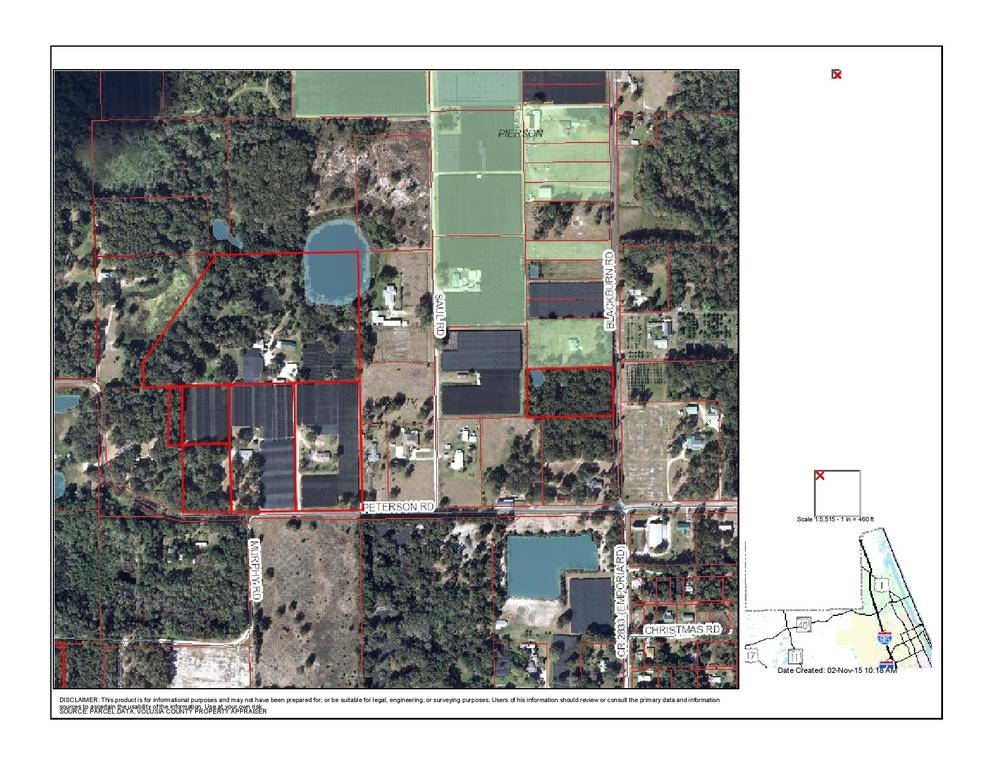 FOR SALE BUSINESS & LAND PIERSON 37 ACRE FERNERY BUSINESS WITH HOMES 948 Peterson Road Pierson, Florida PRESENTED BY: CARL W.