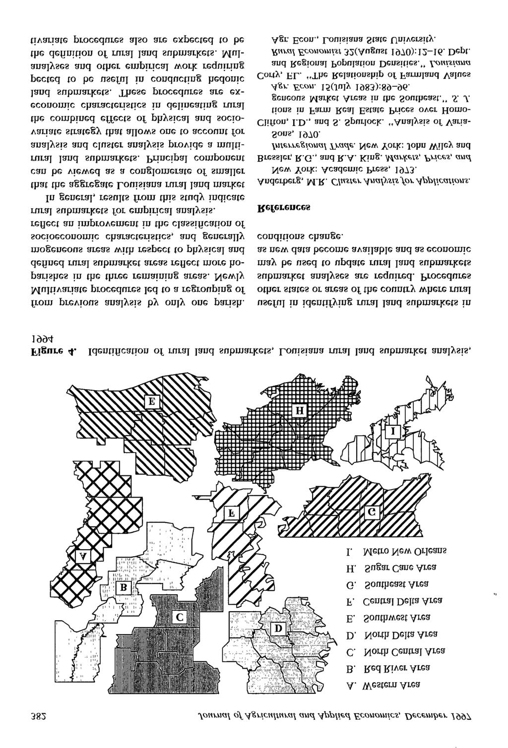 382 Journal of Agricultural and Applied Economics, December 1997 A. Western Area B. Red River Area C. North Central Area D, North Delta Area E. Southwest Area F.