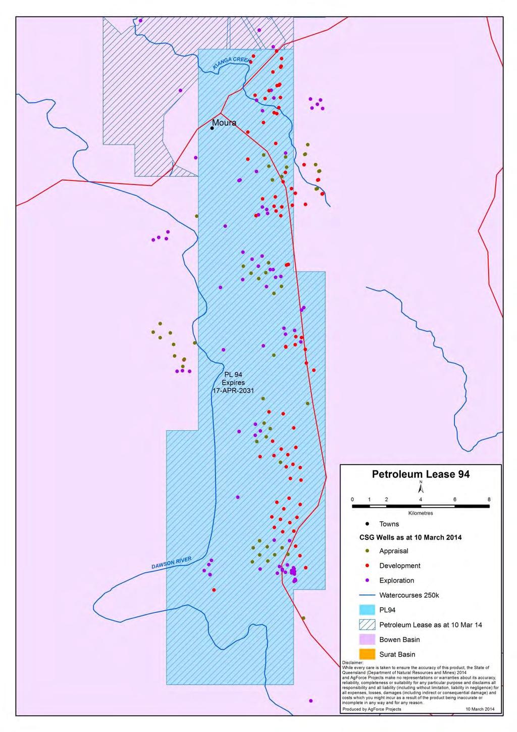 PL 94: Westside Currently 30 operational production wells and approval for another