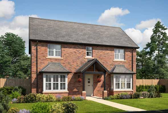 The Arundel 4 Bedroom Detached with Detached Single Garage Approximate square footage: 3 bays: 1,440 sq ft, 2 bays: 1,429 sq