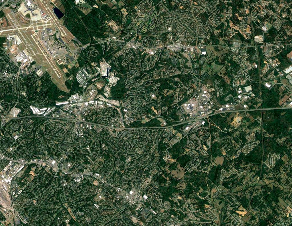 Zoomed-Out Aerial NASHBORO GOLF CLUB LAKEVIEW ELEMENTARY DESIGN CENTER NASHVILLE INTERNATIONAL AIRPORT UNA ELEMENTARY 41 41 IKE OP OR B EES FR R MU ANTIOCH HIGH CANE RIDGE ELEMENTARY EZELLHARDING