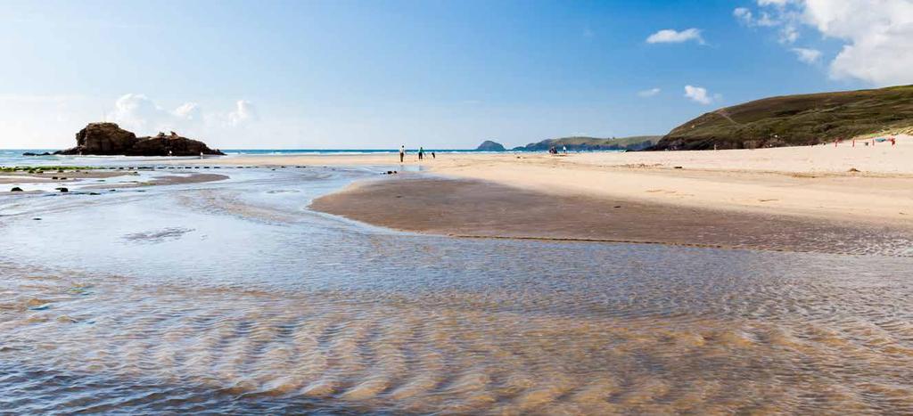 The river that flows down Perranporth Beach Cornwall The Location Located on Liskey Hill, the main route into Perranporth from the A30, and at the