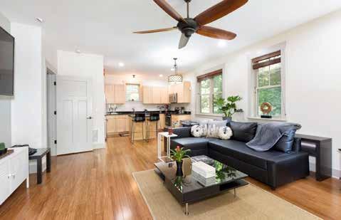 just minutes to Downtown Asheville Walk to West Asheville Park or the Hominy Creek Greenway Screened-In Porch Built in 2012, this beautiful Green Built JAG home offers four bedrooms, eat-in kitchen,