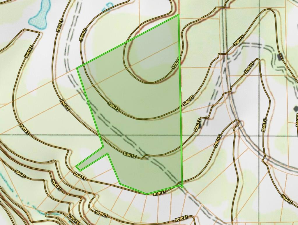 Topography Map ANDALUSIA RANCH 30 ACRES.