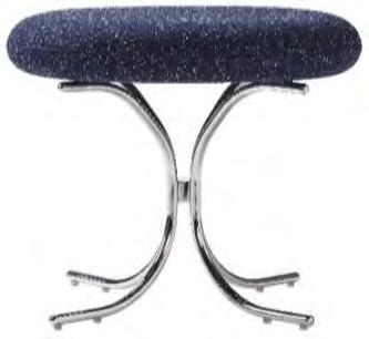 SEATING SERIES 430 STOOL Design: Verner Panton, 1967 H: 46 cm, Ø45 cm Fully upholstered stacking stool with Messenger 4*,