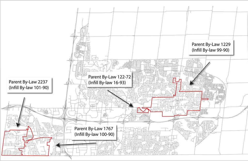 Task 4b: Review & Assessment of Minor Variances Figure 6: Markham Infill By-laws 3.