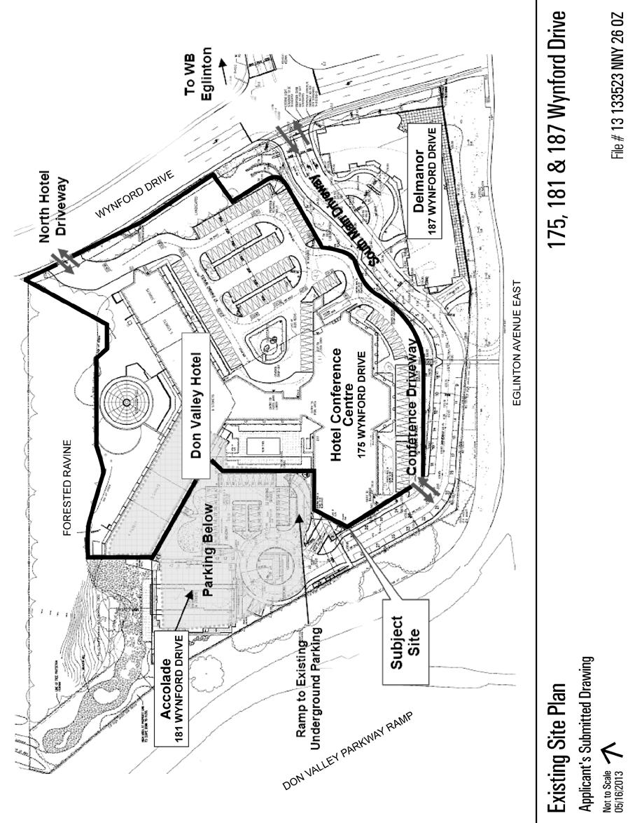 Attachment 2: Existing Site Plan Staff