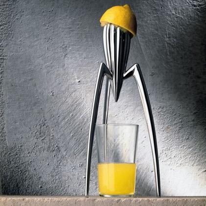 Juicy Salif Lemon Squeezer Alessi 1990 Starck first gained international attention when he was commissioned to refurbish the private apartments in the Élysée Palace (1983 84) in Paris for French