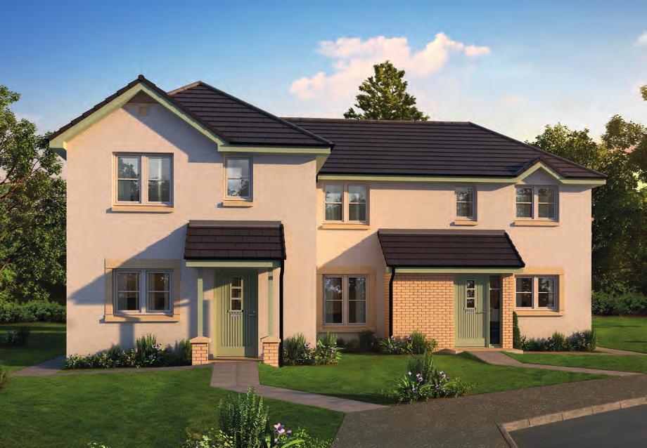 Gilroy 3 bedroom semi-detached The Gilroy offers a stylish layout that includes a spacious kitchen with room for a dining table and a separate large lounge with a twin set of French doors that open
