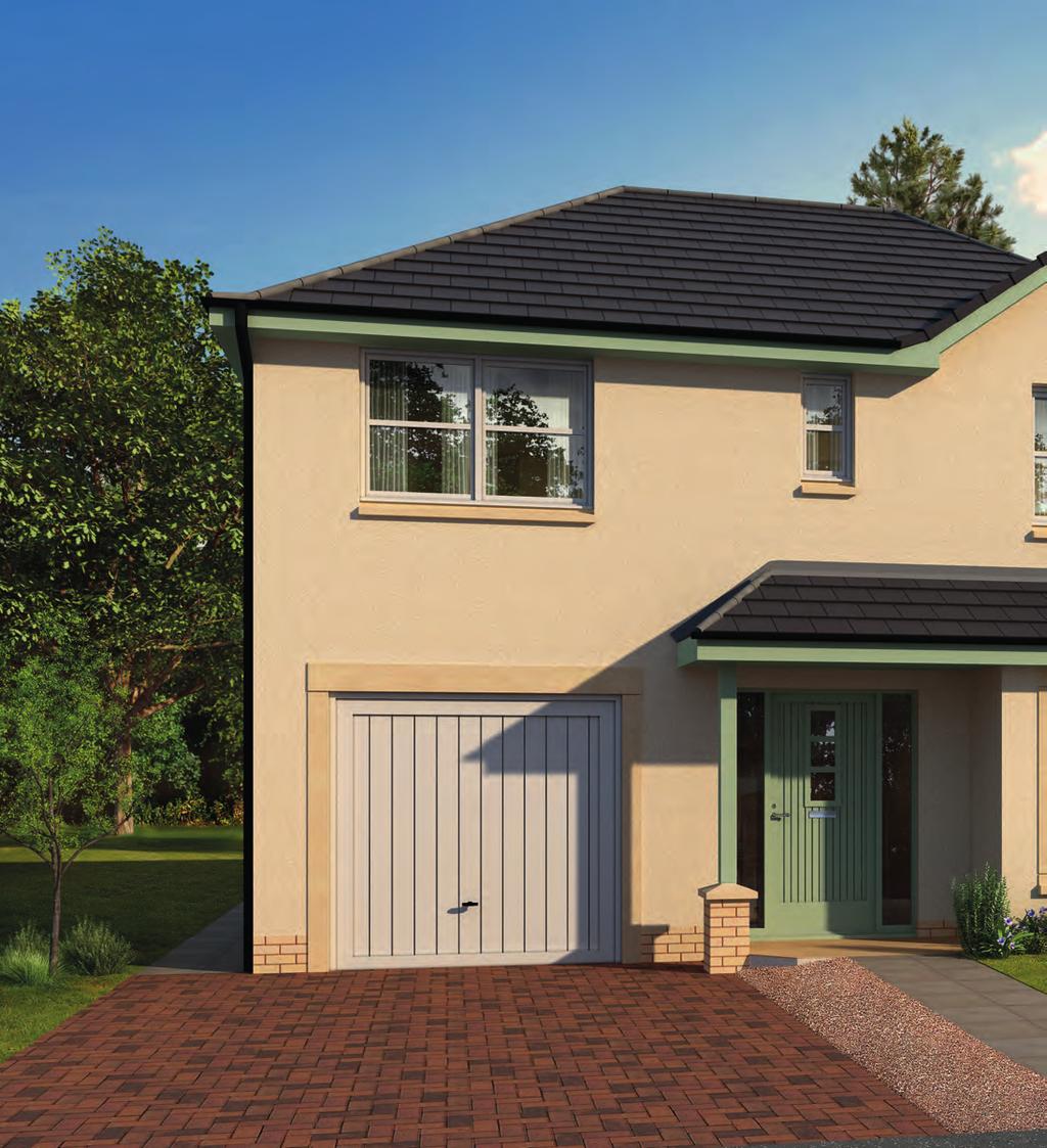 Dewar 3 bedroom detached with a single garage The Dewar is the perfect choice for the growing family, With three large bedrooms, all with generous storage, a spacious lounge and a kitchen/dining area