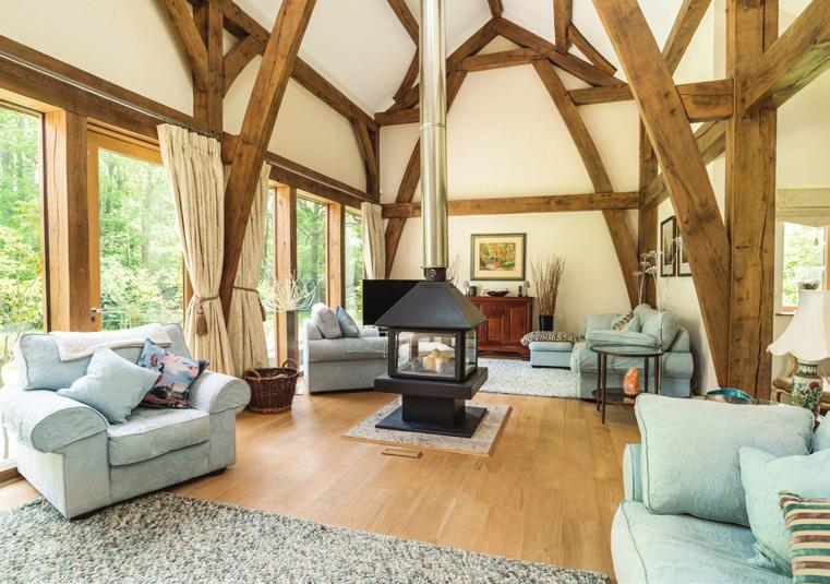 Description Timbers was designed and constructed in 2008 in partnership with Oakrights, the renowned oak framed specialists.