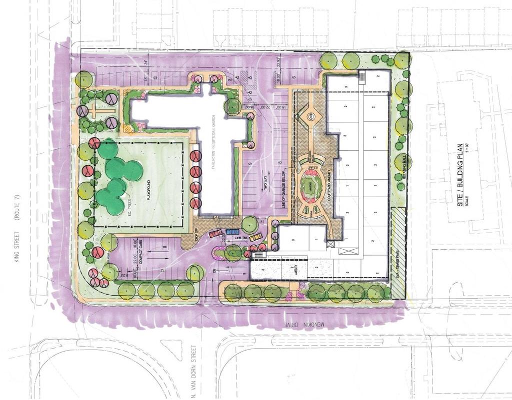 Conceptual Site and Parking Submitted Concept