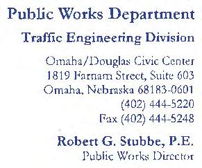 Public Wnrk~ Director January 22, 218 Dennis L. Wilson P.E., PhD Sarpy County Public Works 151 South 84th Street Papillion, NE 6846 RE: Plambeck Addition Replat 1-18 th and Harrison Streets Dear Mr.