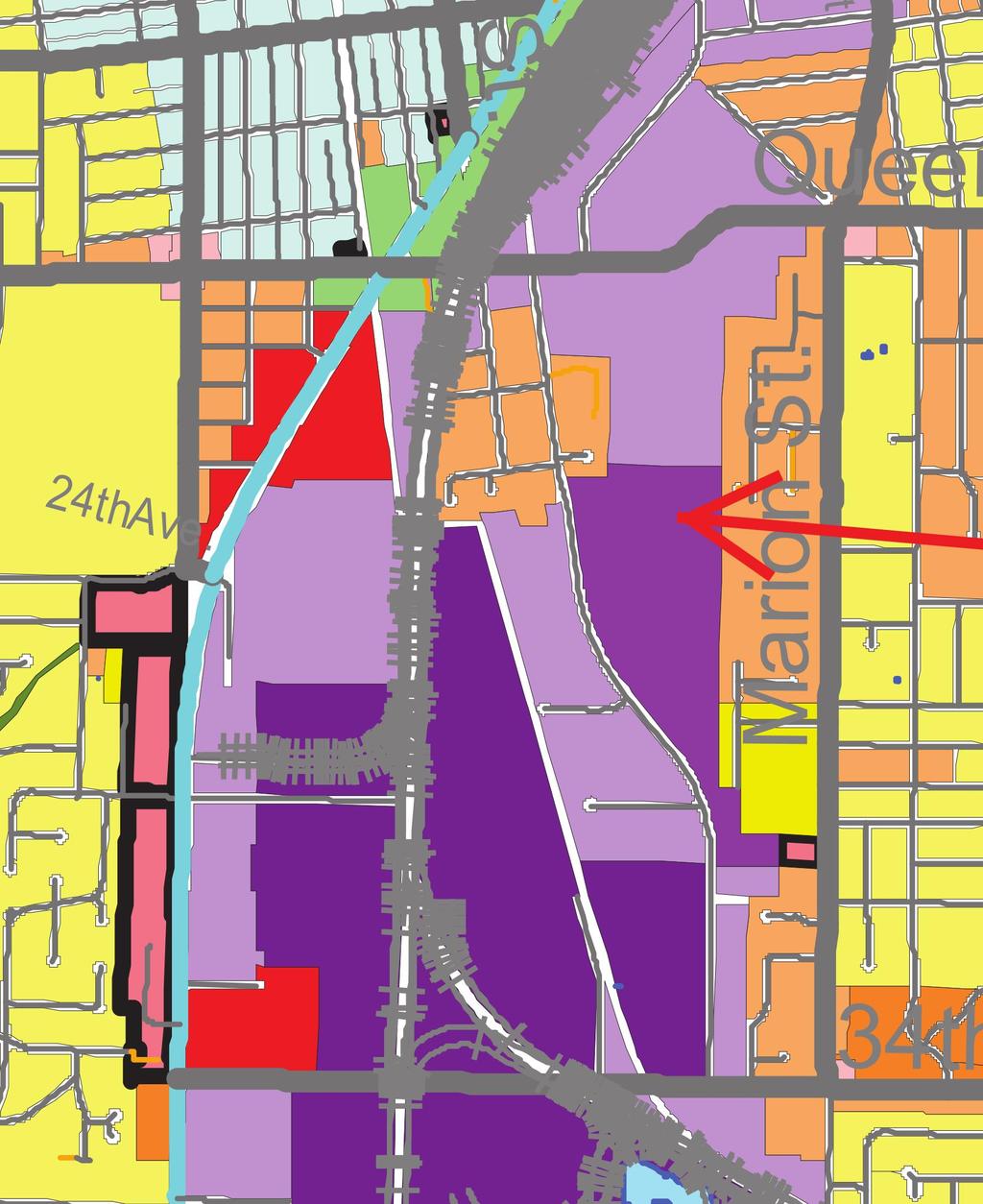 Figure 2 ATI - PCT Zone Change Trip Generation Study Zoning SW QUEEN AVE PACIFIC HWY CC RM LI IM RM SITE Prop.