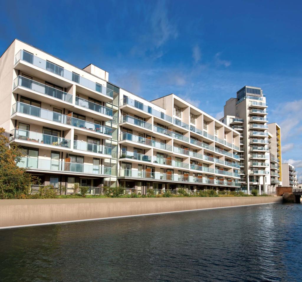 An exclusive collection of 1, 2 & 3 bedroom waterside apartments, minutes from two of the