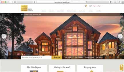 MARKETING SUMMIT COUNTY S #1 REAL ESTATE WEBSITE 95% * OF HOME BUYERS SEARCH ONLINE DURING THEIR HOMEBUYING PROCESS. WWW.