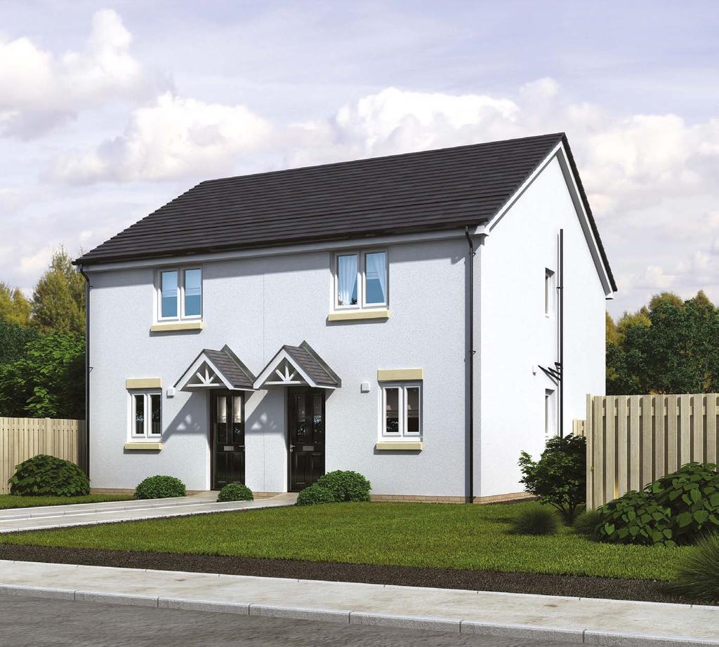 ALMOND PARK, MUSSELBURGH The Andrew (SEMI DETACHED / TERRACE) 2 Bedroom home The 2 bedroom Andrew offers a stylish and practical place to call home.