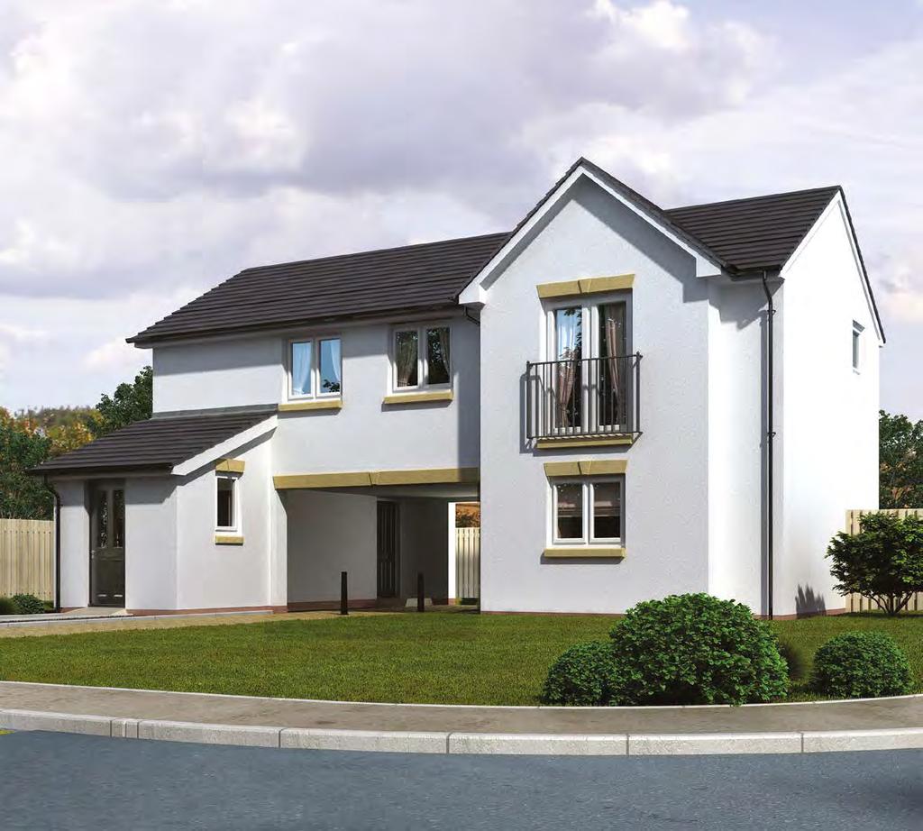 ALMOND PARK, MUSSELBURGH The Barrie 2 Bedroom home The 2 bedroom detached Barrie is a practical home that will appeal to buyers who are looking to maximise their living space.