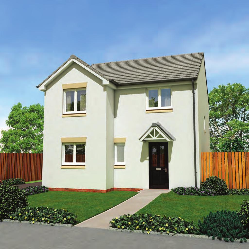 ALMOND PARK, MUSSELBURGH The Craig (DETACHED) 3 Bedroom home The 3 bedroom detached Craig offers a stylish and practical home that will appeal to a wide range of buyers.