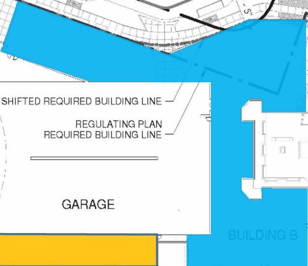 The proposed N-FBC development is comprised of three residential buildings, each of which has a footprint of less than 25,000 square feet and, individually, does not exceed the maximum building