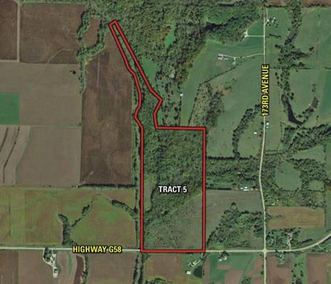 Property is accessed by walk-in only through county land to the east. Please do no use driveway south of property. Pending reconstitution be the Warren County Farm Service Agency.