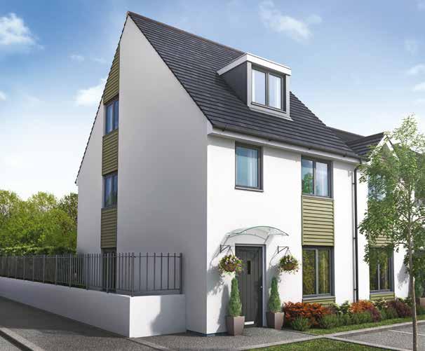 CHERRY TREE GARDENS The Crofton 3 bedroom home The Crofton is a stylish 3 bedroom home arranged over two and a half storeys.