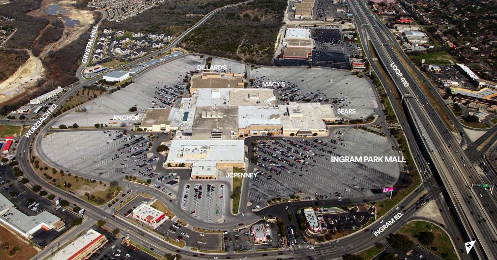 PROJECT OVERVIEW Ingram Park Mall is located in the northwest suburbs of San Antonio, Texas, the seventh largest