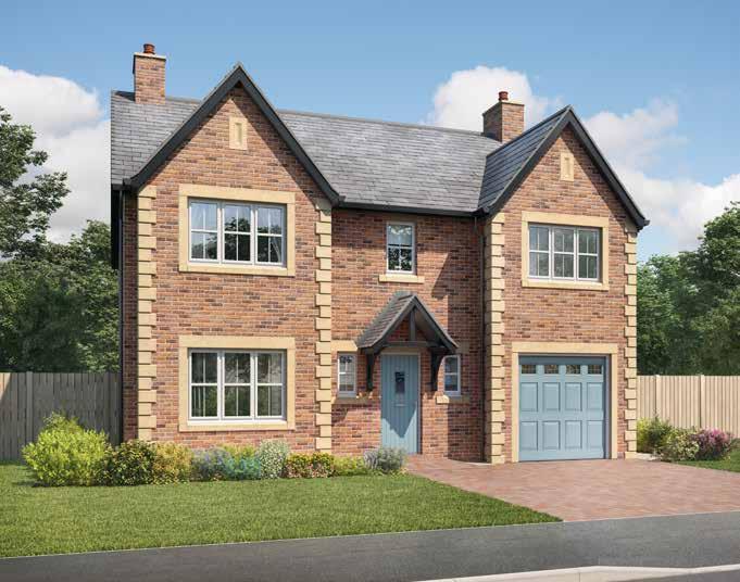 The Salisbury The Balmoral 4 Bedroom Detached with Double Integral Garage Approximate square footage: 1,795 sq ft 4 Bedroom
