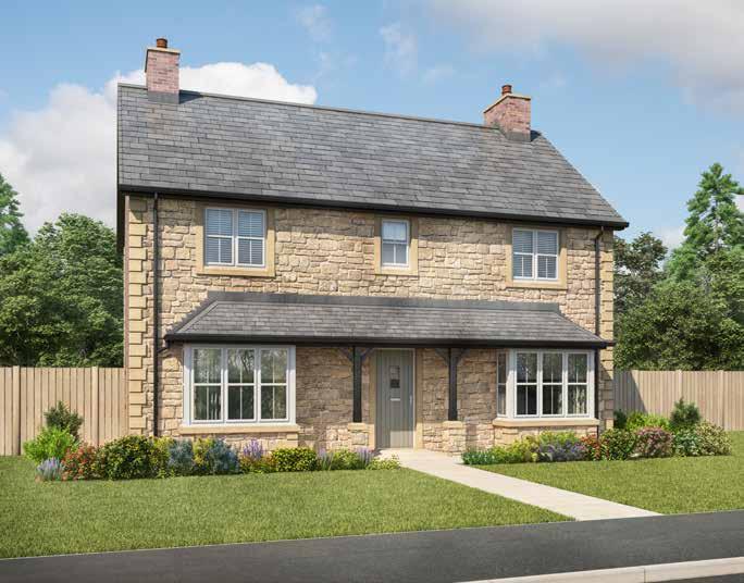 The Taunton The Arundel 4 Bedroom Detached with Integral Single Garage Approximate square footage: 1,592