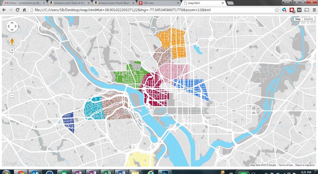 DC Neighborhoods Explained The most popular neighborhoods for GW Law students Clarendon/ Rosslyn Lyon village Ballston Columbia Heights/ Mt Pleasant Adams morgan Georgetown Dupont/Logan Circle Foggy