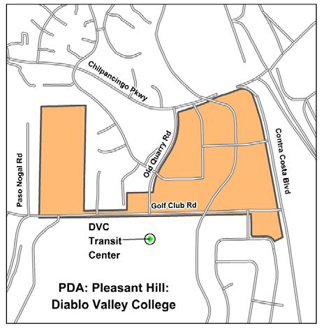 D-48 Contra Costa PDA Investment and Growth Strategy Update Pleasant Hill Diablo Valley College Transit Neighborhood OVERVIEW The Pleasant Hill Diablo Valley College currently includes retail and