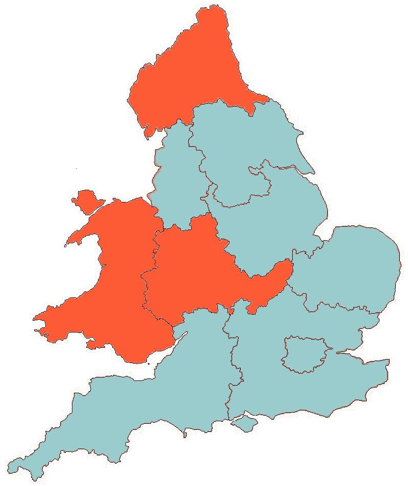 Regions of England & Wales North Jun 08 158,078 May 08 157,314 Change 0.5% Increases Decreases From from previous month North West Jun 08 177,158 May 08 178,635 Change -0.