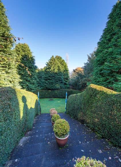 First Floor: Four Double Bedrooms, Family Bathroom. Exterior: A thoughtfully landscaped garden designed by the late James Hope with box hedging, water feature and mature trees.