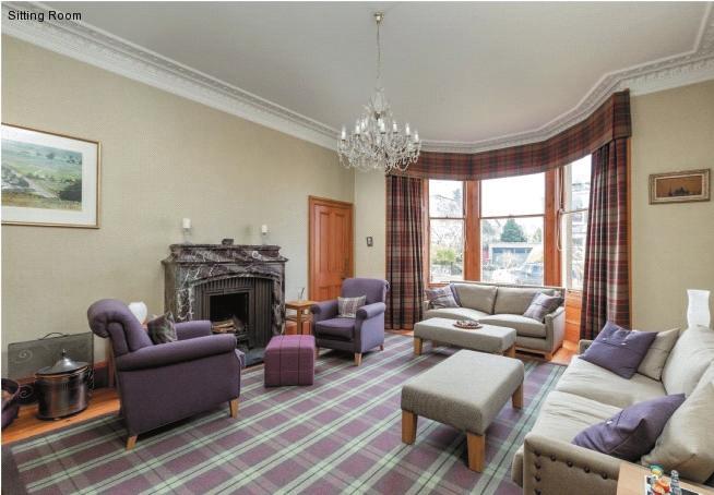 CORRENNIE GARDENS MORNINGSIDE A substantial detached family home with extensive and mature gardens Ground