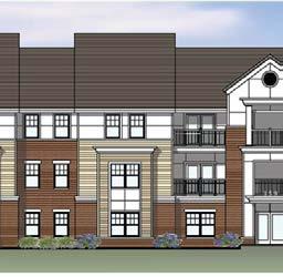 mixture of 80 townhomes, single family homes, cottages and