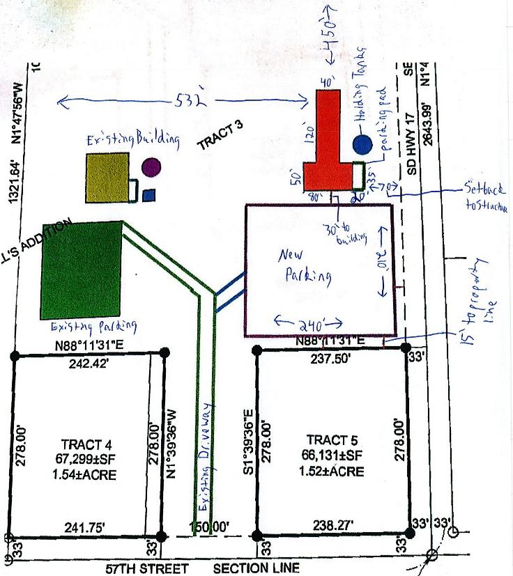 Consent Agenda ITEM 4. CONDITIONAL USE PERMIT #18-02 to amend Conditional Use Permit #15-61 to allow an additional building and site plan adjustments on the property legally described as Tract 3 (Ex.