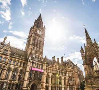 A BUY-TO-LET DESTINATION MANCHESTER Manchester is the jewel in the crown of the highly touted Northern Powerhouse, reflecting the boost in infrastructure investment, as the Government continues to