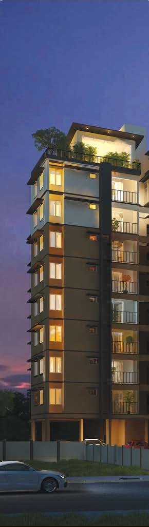 ABOUT THE PROJECT Rainbow legacy LIVE THE LEGACY Most Exclusive Hotel Apartment Project in Temple Town Legacy Luxury service apartments at Guruvayur located at the heart of the temple town houses