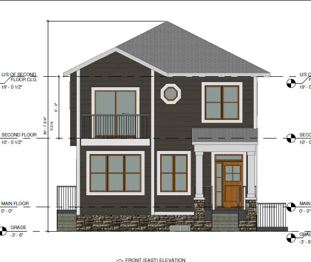 Attachment F Building Rendering Figure 6: Front