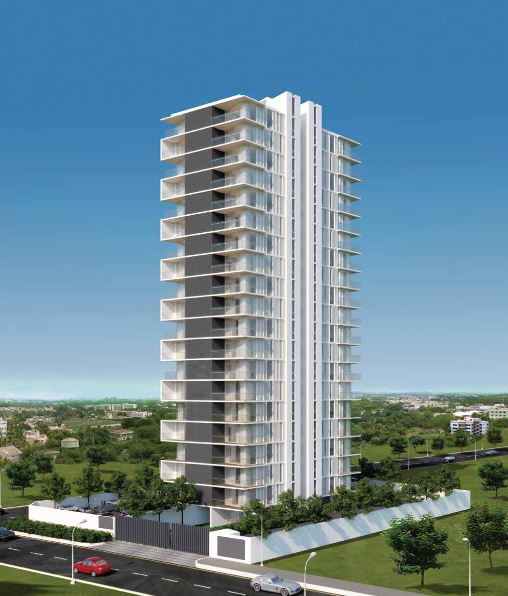 Elevation view Casagrand Olympus. It is not just centrally located. It also promises to be a centre for the most luxurious homes in Chennai.