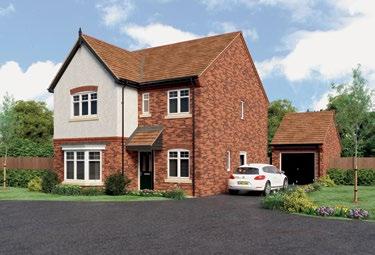 4 Bed Mitford Plots 2, 5, 6*, 18*, 19, 30*, 37*, 38 Key Features French Doors Feature Bay Window Master Bed Downstairs Utility udy Garage Total Floor Space 1,381 sq ft Overview Features like the