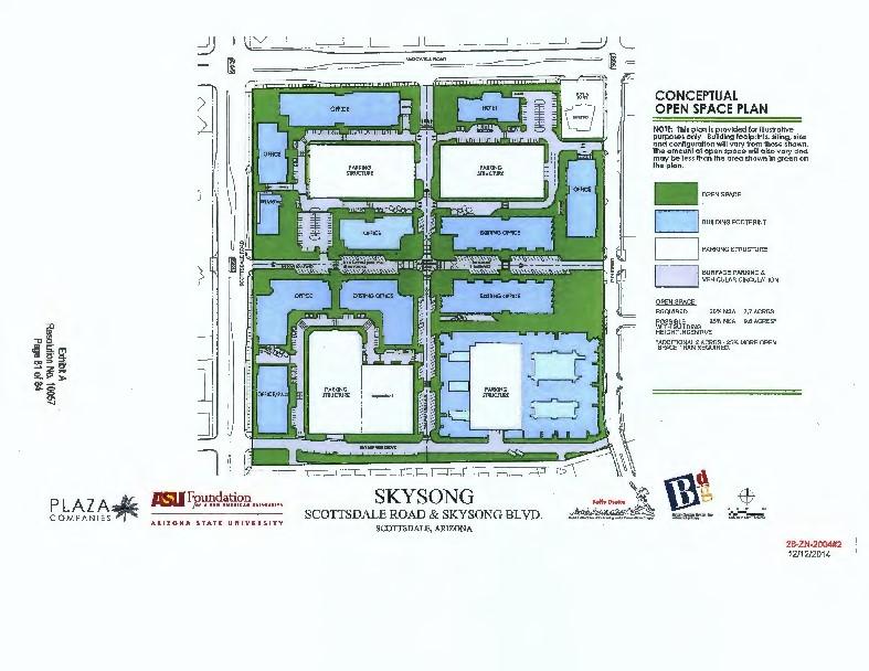 Scottsdale Road SkySong Campus Master Plan 1.
