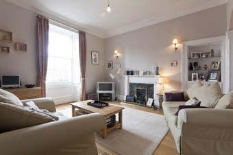 First Floor: a landing benefiting from a sky light, flooding the area with natural light, a spacious double bedroom with an Edinburgh press and a dressing room, with the option of using as a