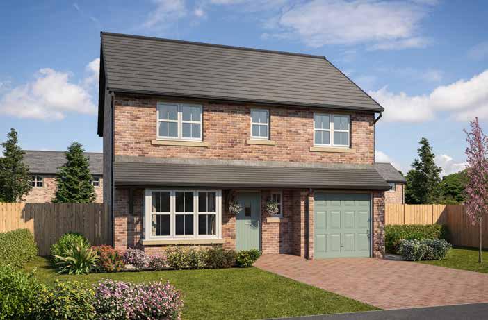 THE WELLINGTON 4 Bedroom Detached House with Integral Single Garage