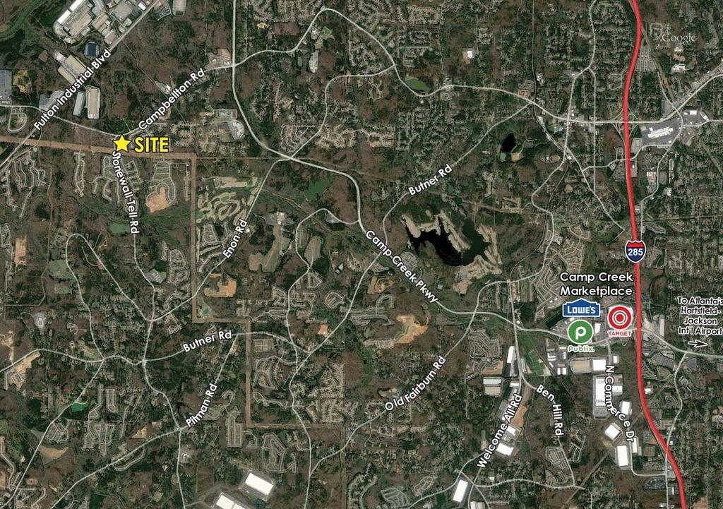 Aerial Map McWhirter Realty Partners, LLC 10±